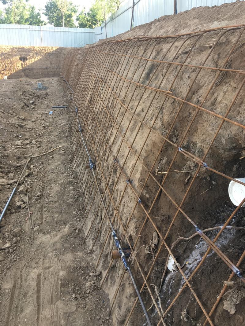 淮南八公山区边坡加固